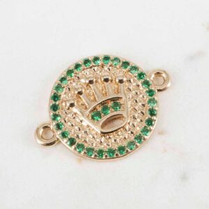 HERRAJE ROLEX BORDES CIRCONES ESMERALDA