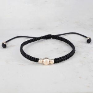 PULSERA TEJIDA MACRAME 4MM Y 5MM
