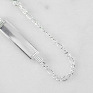 PULSERA PLACA 3X1 2MM-16CM